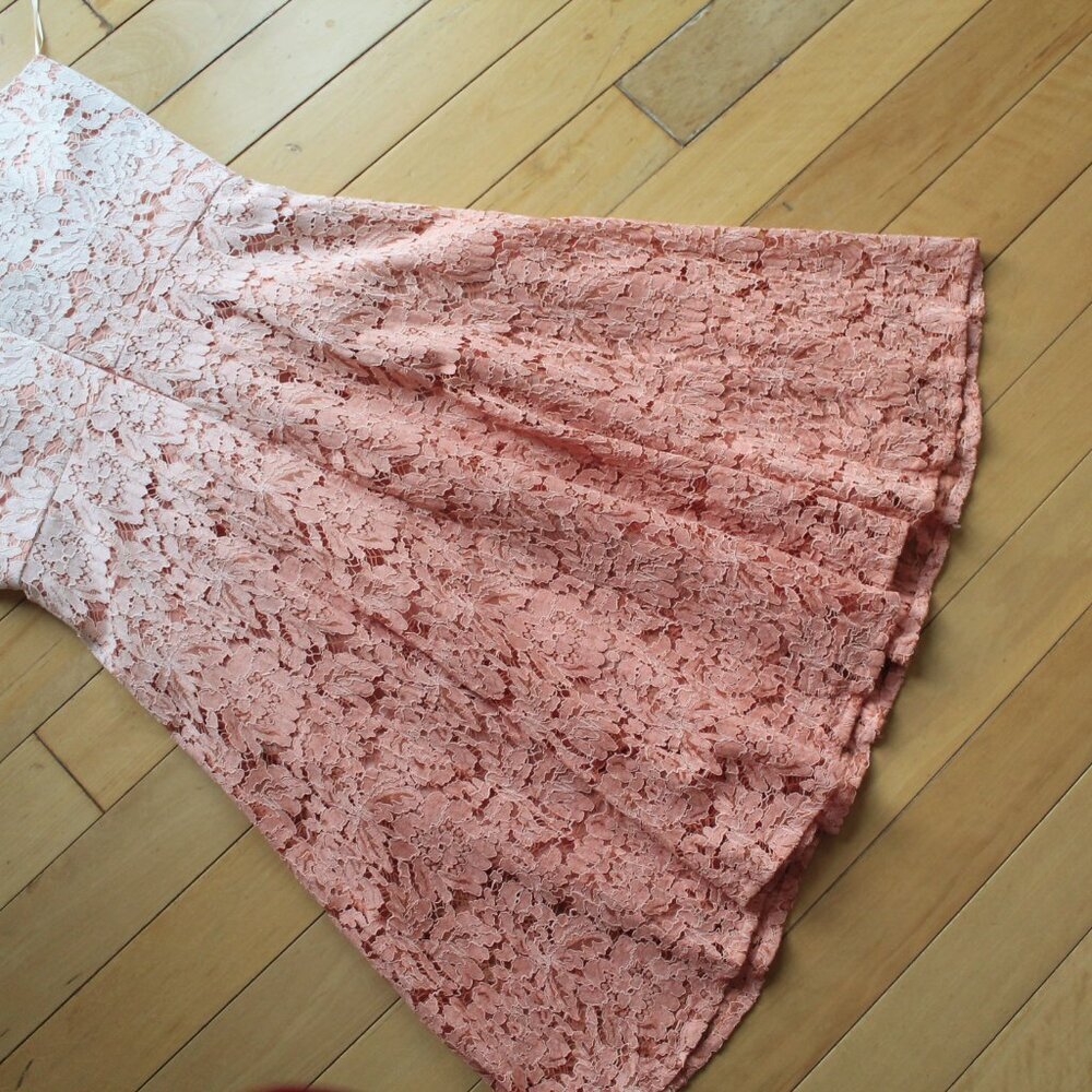 Trina Turk Carpenteria Ombre Lace Sleeveless Dress Size 4 - Picture 13 of 13